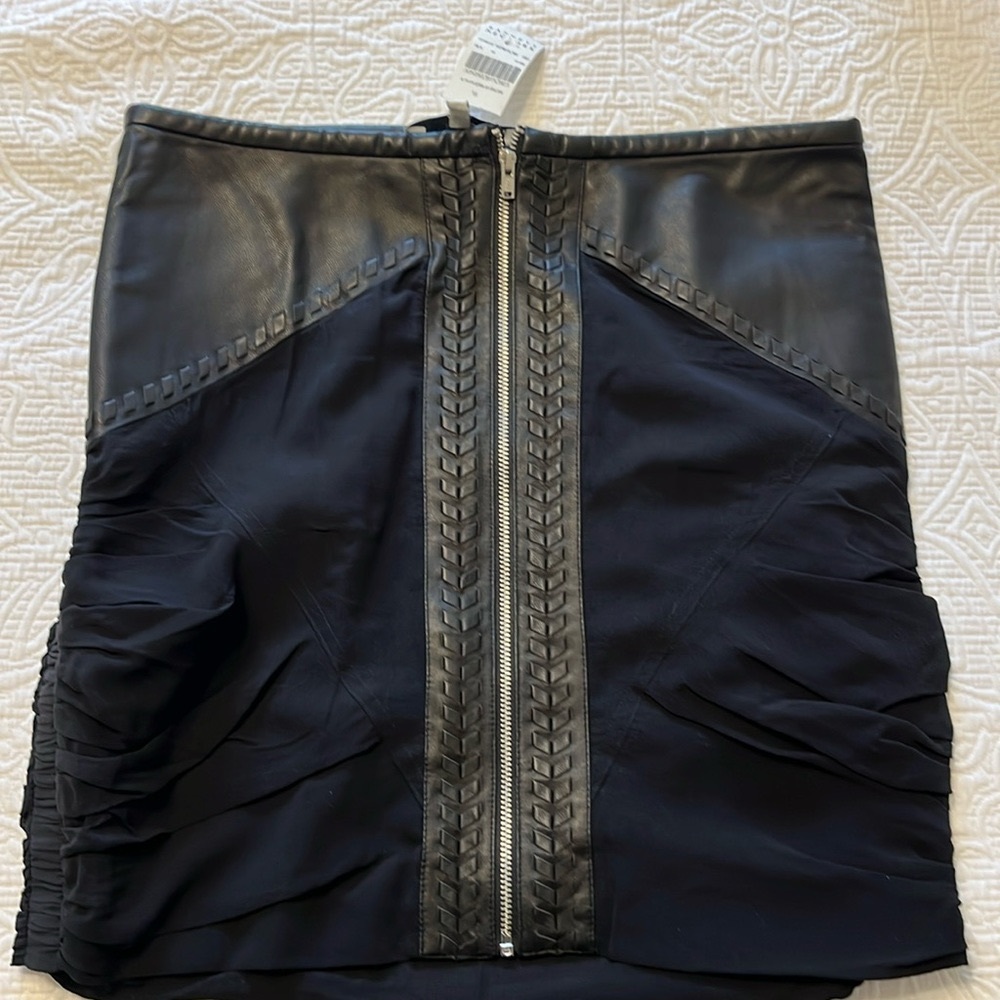 NEW w TAGS IRO leather skirt with tags size 38